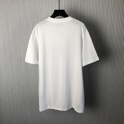 ディオール新しい刺繍ロゴ半袖Tシャツ