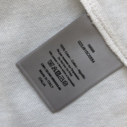 ディオール新しい刺繍ロゴ半袖Tシャツ