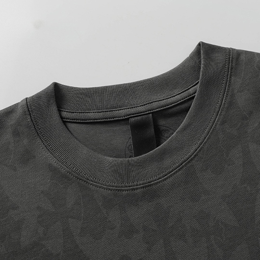 クロムハーツスーパーコピー新しいサンスクリットプリント半袖カジュアルTシャツ