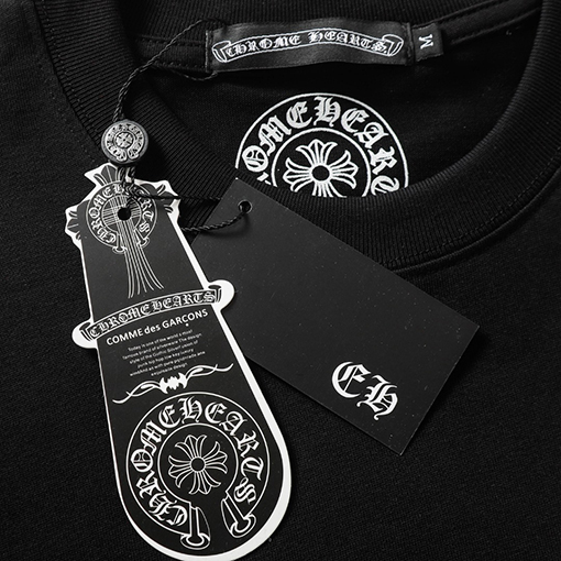 クロムハーツシリコン馬蹄十字架新モデル半袖Tシャツ