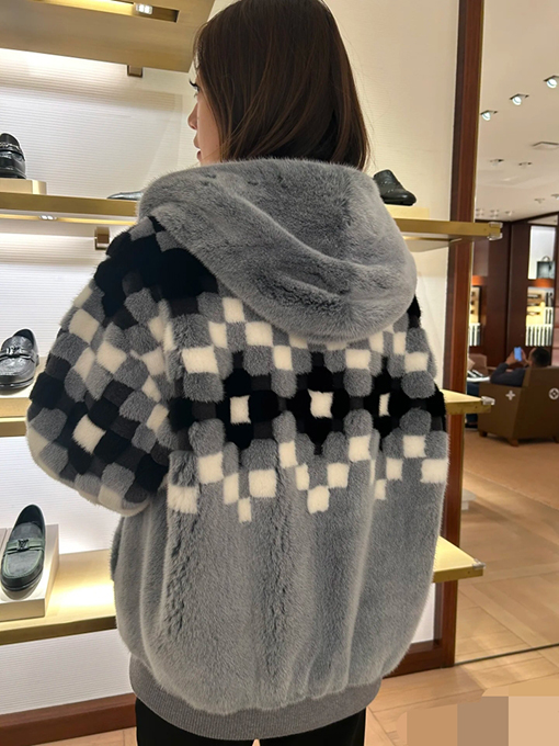 ルイヴィトンスーパーコピー新しいミンクのウエストジャケットジャケット