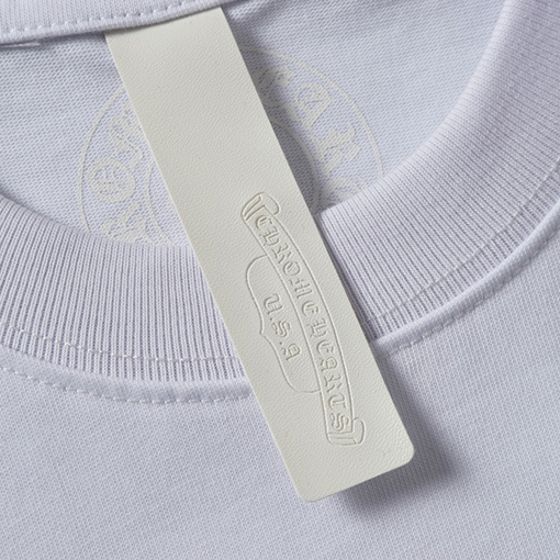 クロムハーツサンスクリットローリングストーン小さな舌赤LasVegasネック半袖Tシャツ