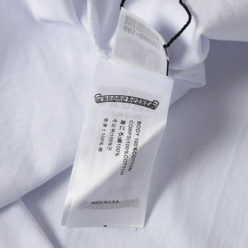 クロムハーツサンスクリットローリングストーン小さな舌赤LasVegasネック半袖Tシャツ