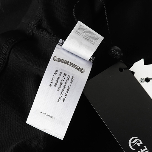 クロムハーツサンスクリットローリングストーン小さな舌赤LasVegasネック半袖Tシャツ