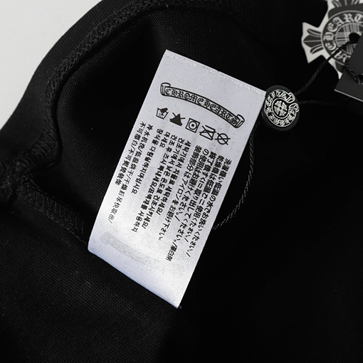 クロムハーツサンスクリットローリングストーン小さな舌赤LasVegasネック半袖Tシャツ