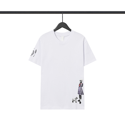 クロムハーツ落書きプリントスカル兵士Tシャツ