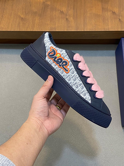 ディオールDior x Denim 最新TearsコラボレーションB33シリーズカジュアルスニーカー