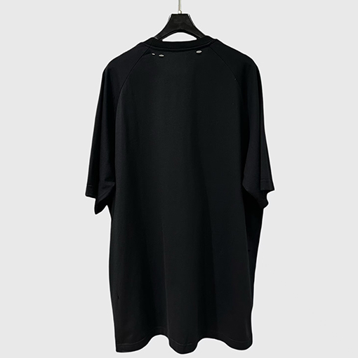 リックオウエンスSONGローズプリントウォッシュゆるい半袖Tシャツ