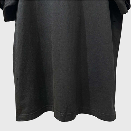 リックオウエンスSONGローズプリントウォッシュゆるい半袖Tシャツ