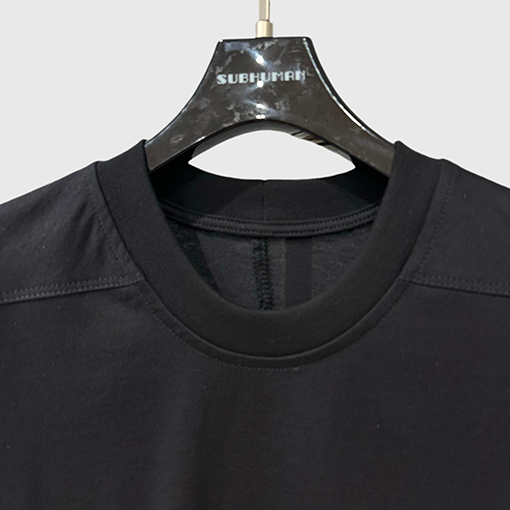 リックオウエンス レディースアルファベットプリントクルーネック半袖コットンニットTシャツ