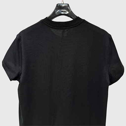 リックオウエンス レディースアルファベットプリントクルーネック半袖コットンニットTシャツ