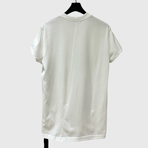 リックオウエンス レディースアルファベットプリントクルーネック半袖コットンニットTシャツ