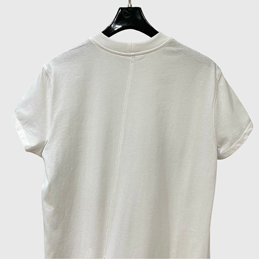 リックオウエンス レディースアルファベットプリントクルーネック半袖コットンニットTシャツ