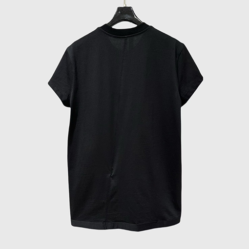 リックオウエンス  レディースビーズデカールクルーネックニット半袖Tシャツ