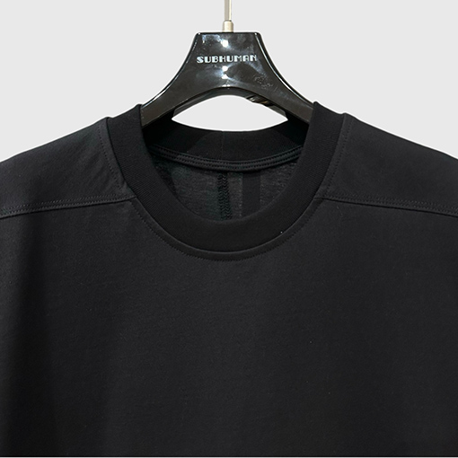 リックオウエンス  レディースビーズデカールクルーネックニット半袖Tシャツ