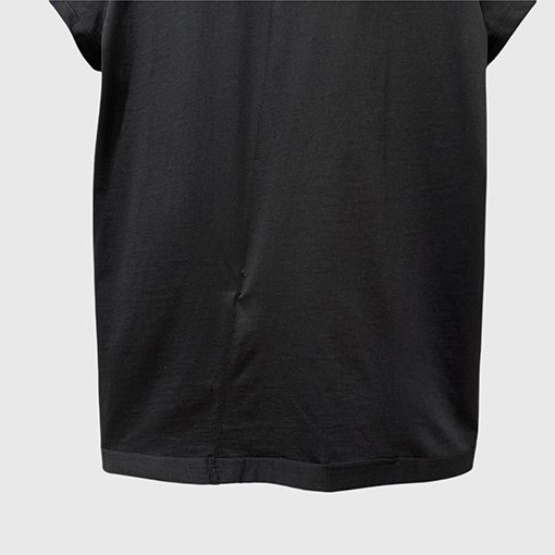 リックオウエンス  レディースビーズデカールクルーネックニット半袖Tシャツ