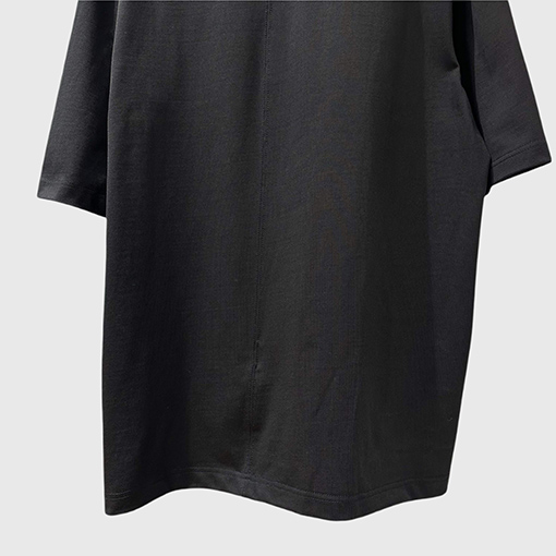 リックオウエンス  メンズOWENSCARGO刺繍ラウンドネックルーズフィットニット5分半袖Tシャツ