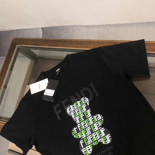 フェンディカップルコットンTシャツ