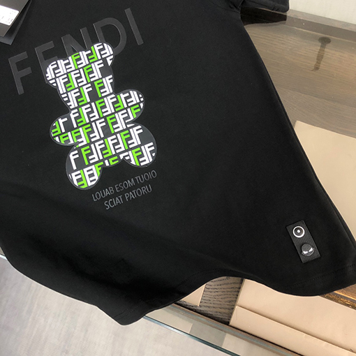 フェンディカップルコットンTシャツ