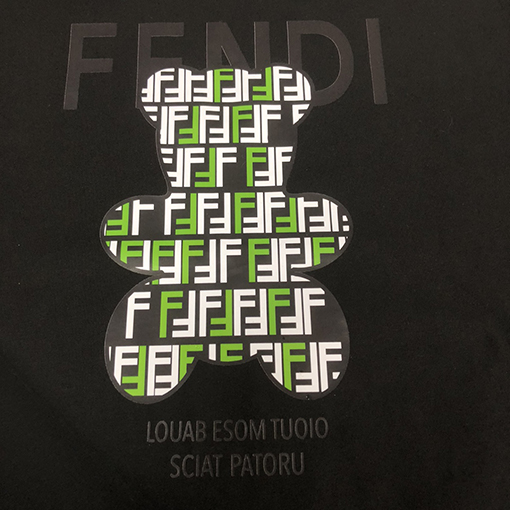 フェンディカップルコットンTシャツ
