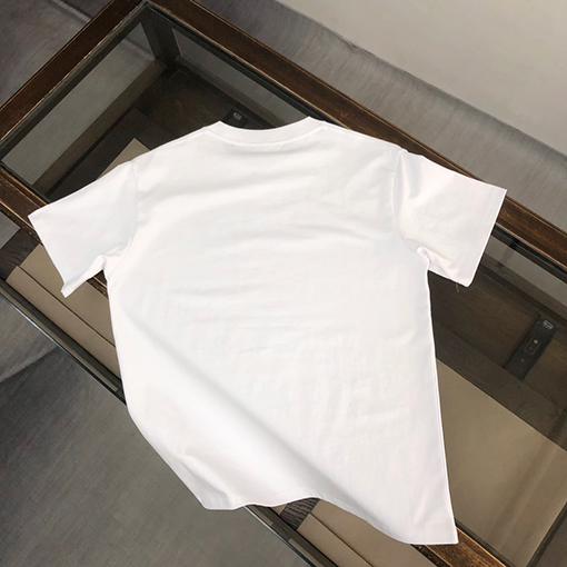 フェンディトップのロゴ印刷技術半袖Tシャツ