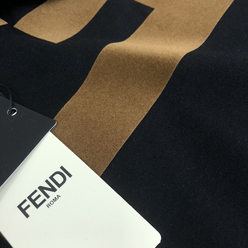 フェンディファッションカジュアルクルーネック半袖Tシャツ