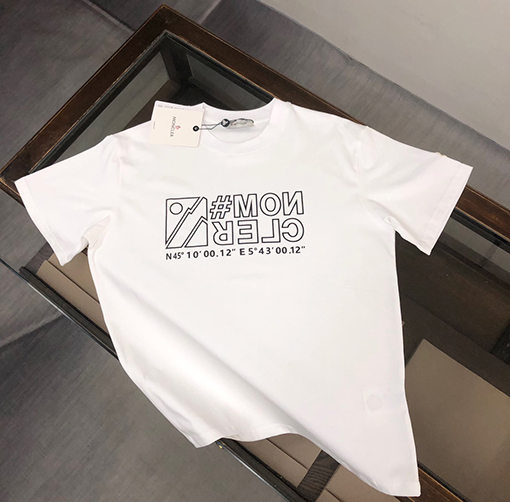モンクレール新しいカップルの半袖Tシャツ