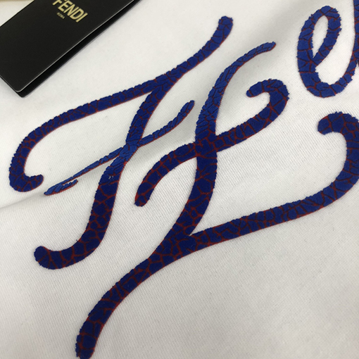 フェンディファッションカジュアルクルーネック半袖Tシャツ