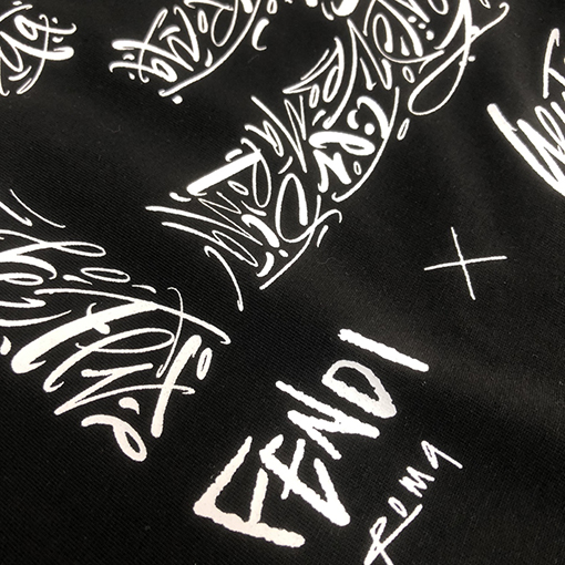 フェンディカップルコットン半袖Tシャツ