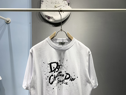 ディオール2025ss インクプリントTシャツ