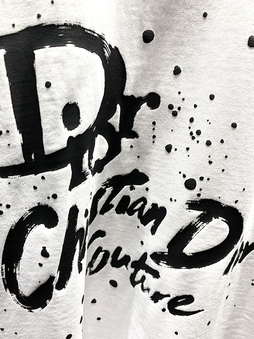 ディオール2025ss インクプリントTシャツ
