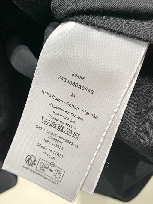 ディオール2025ss インクプリントTシャツ
