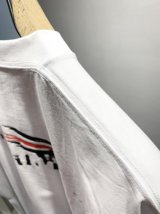 バレンシアガスーパーコピー2025ss新しい抽象的なコーラロゴプリントTシャツ
