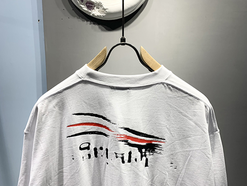 バレンシアガスーパーコピー2025ss新しい抽象的なコーラロゴプリントTシャツ