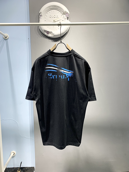 バレンシアガスーパーコピー2025ss新しい抽象的なコーラロゴプリントTシャツ