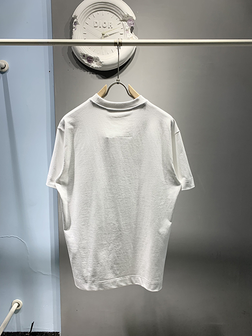 ジバンシイ2025ss新しいロゴ刺繍Tシャツ