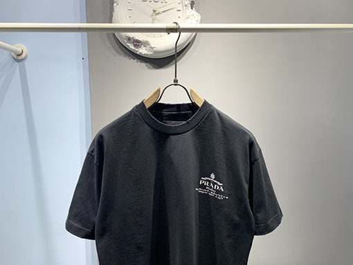 プラダスーパーコピーヴィンテージロゴプリントTシャツ