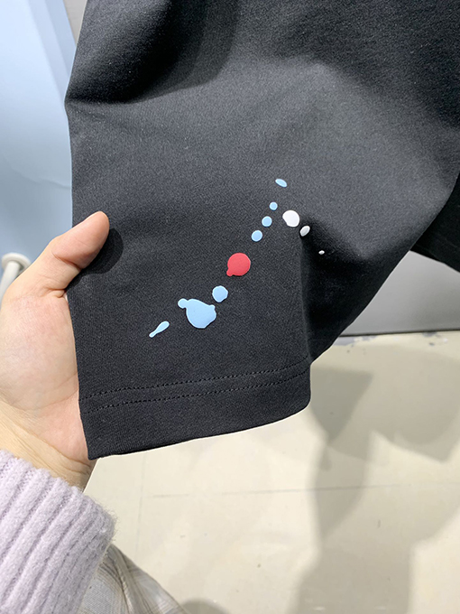 バレンシアガコピー2025ss新しいインクTシャツ