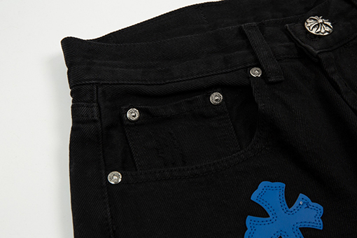 クロムハーツ トップクラフト刺繍加工ジーンズ