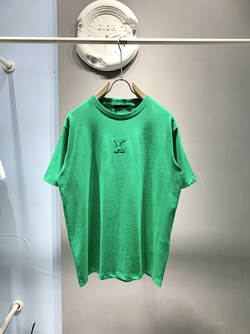 ルイヴィトン新しいロゴの凸型Tシャツ