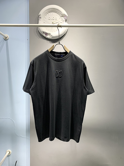 ルイヴィトン新しいロゴの凸型Tシャツ