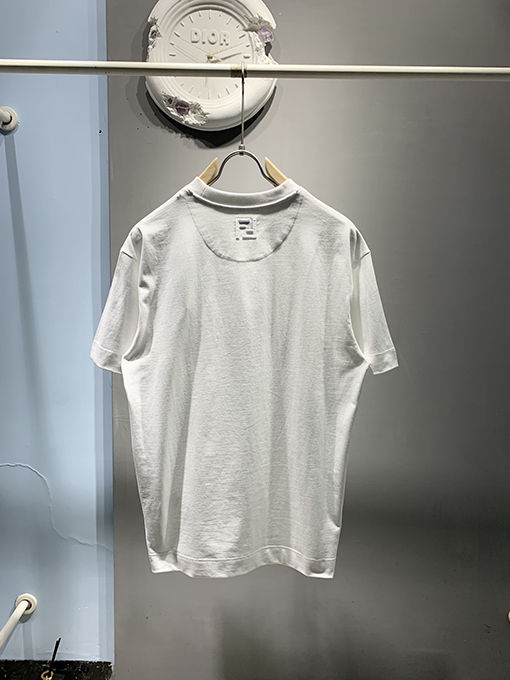フェンディ2025ss新しいLicious刺繍パッチTシャツ