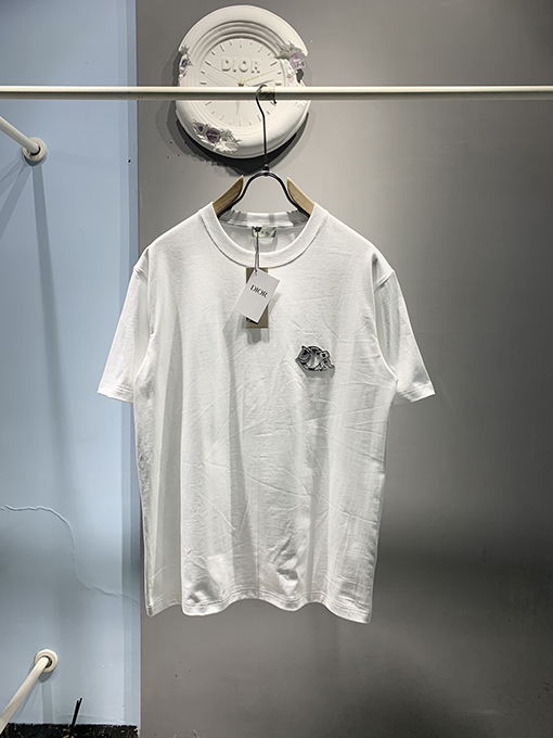 ディオールスーパーコピー2025 ss新しいCharmロゴTシャツ