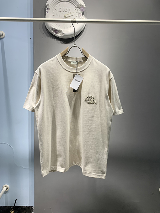 ディオールスーパーコピー2025 ss新しいCharmロゴTシャツ