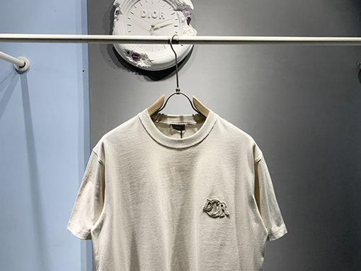 ディオールスーパーコピー2025 ss新しいCharmロゴTシャツ