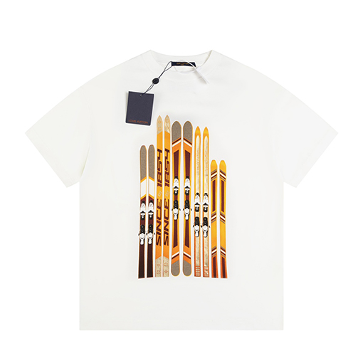 ルイヴィトンスノーボード半袖Tシャツ
