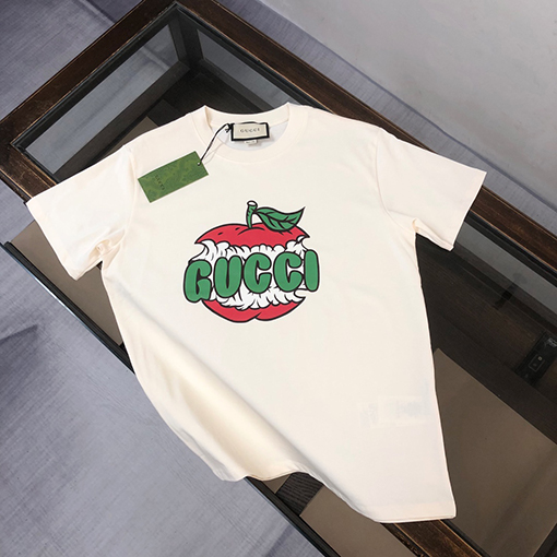 グッチ2025新しいカップルの半袖Tシャツ