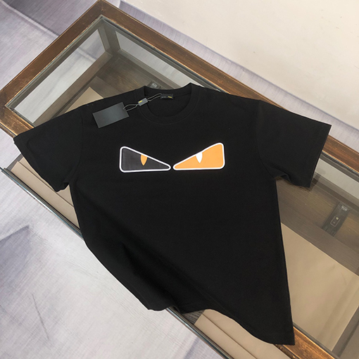 フェンディコピーファッションカジュアルクルーネックカップルTシャツ
