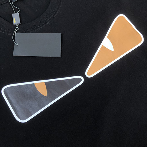 フェンディコピーファッションカジュアルクルーネックカップルTシャツ