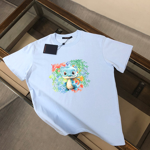 ルイヴィトンカップル半袖Tシャツ